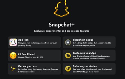 what does snapchat plus fo|Snapchat+